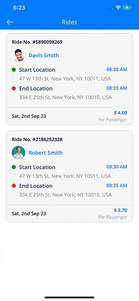 user profile setting