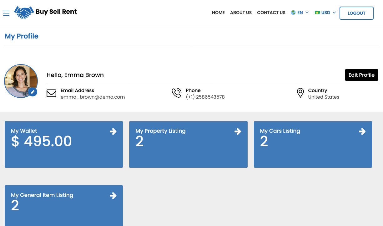 User profile
