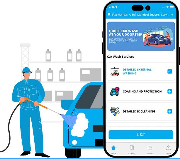 car wash app clone