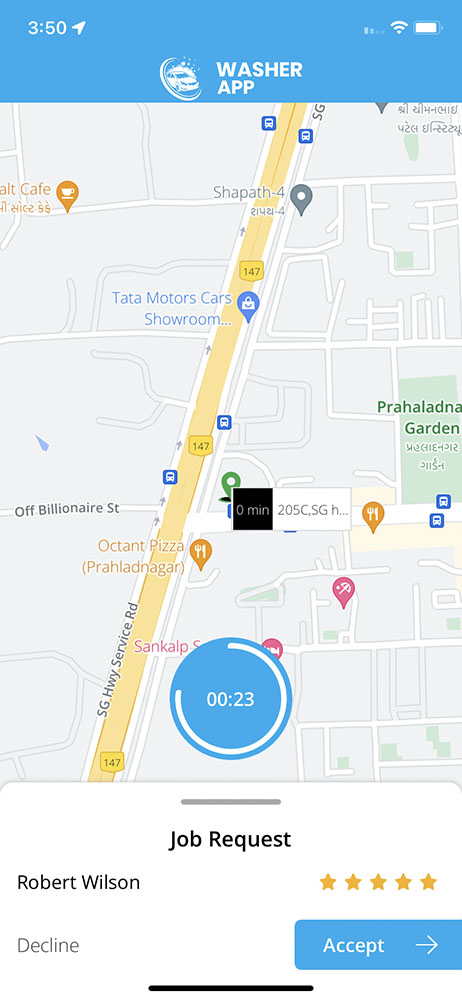 View requested services