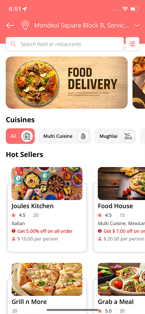 user profile setting