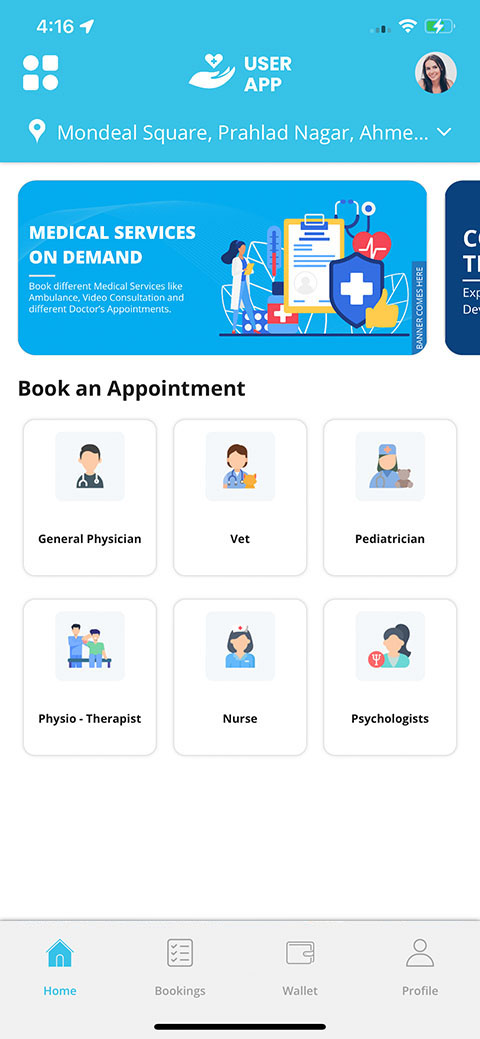 user app