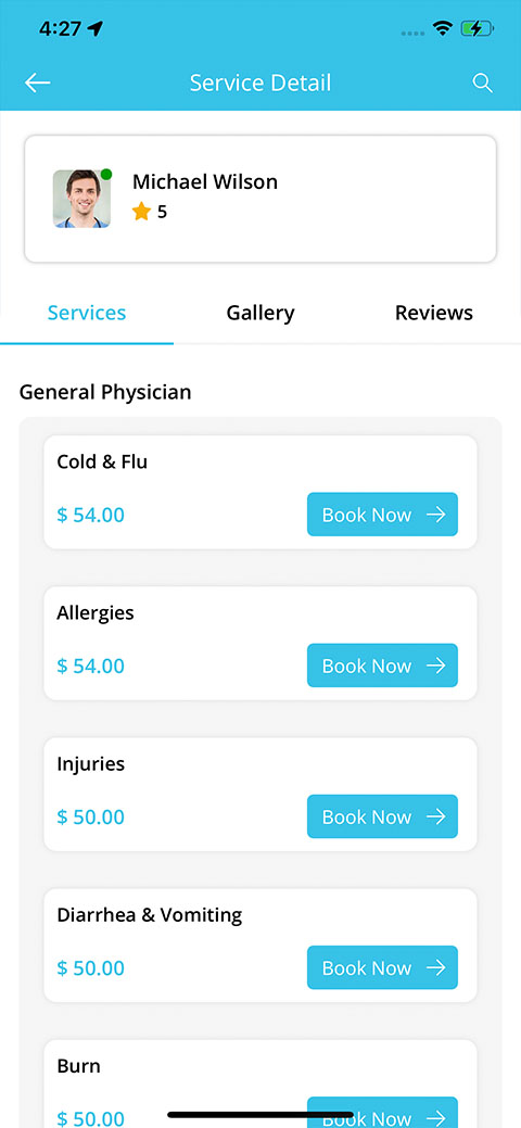 service detail