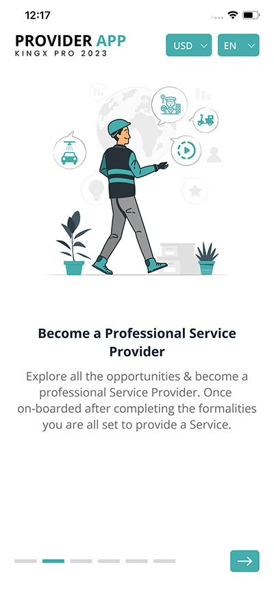 provider registration and login