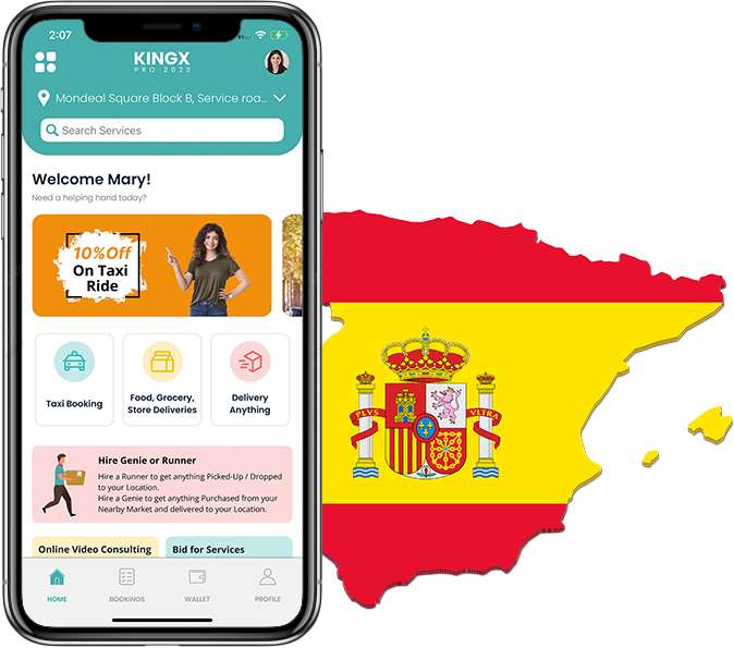 Gojek clone spanish