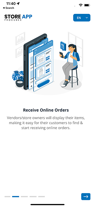 restaurant app registration