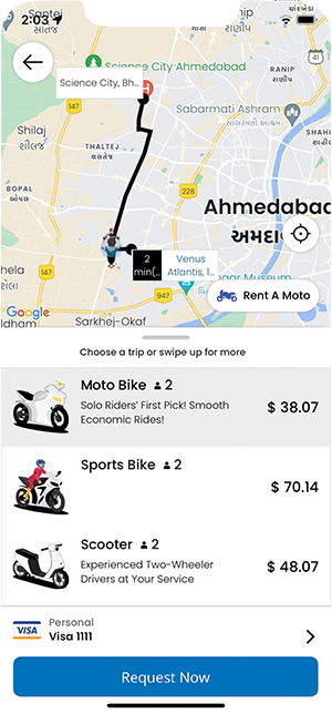 ride booking