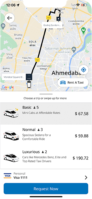 taxi booking