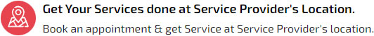get your services done at service provider's location