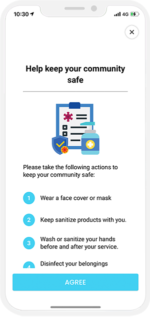 user and provider manage their wallet
