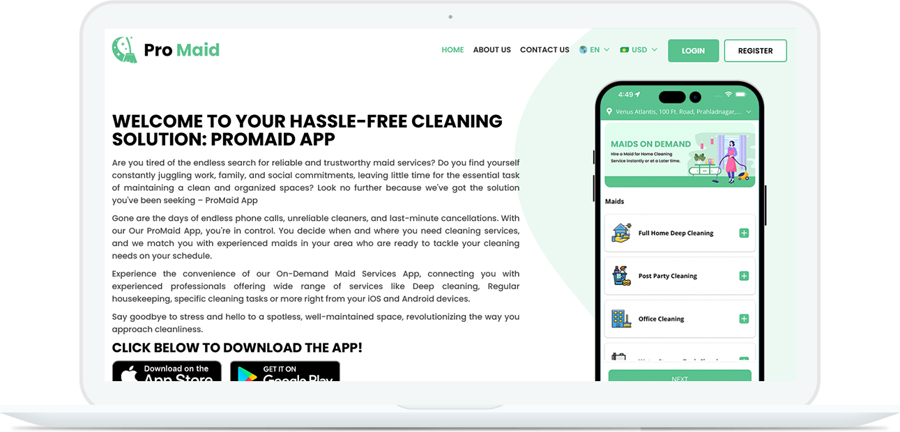 Maid Web Panel