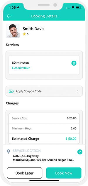 choose service categories