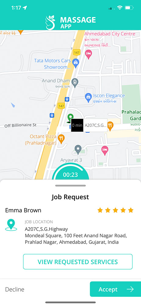 massage therapist profile
