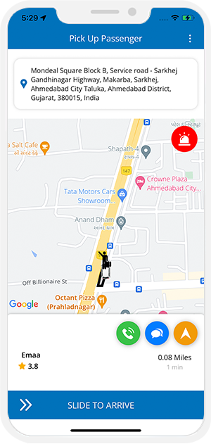 Pickup Location