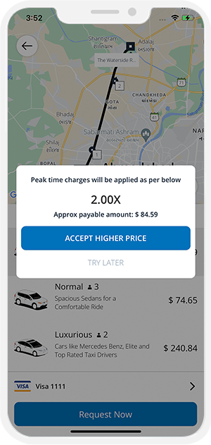 perk time extra charge