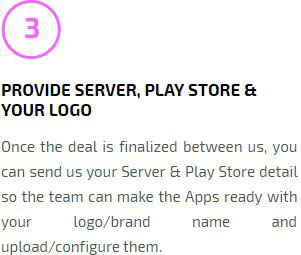 Provide Service, Play Store & Your logo Provide Service, Play Store & Your logo