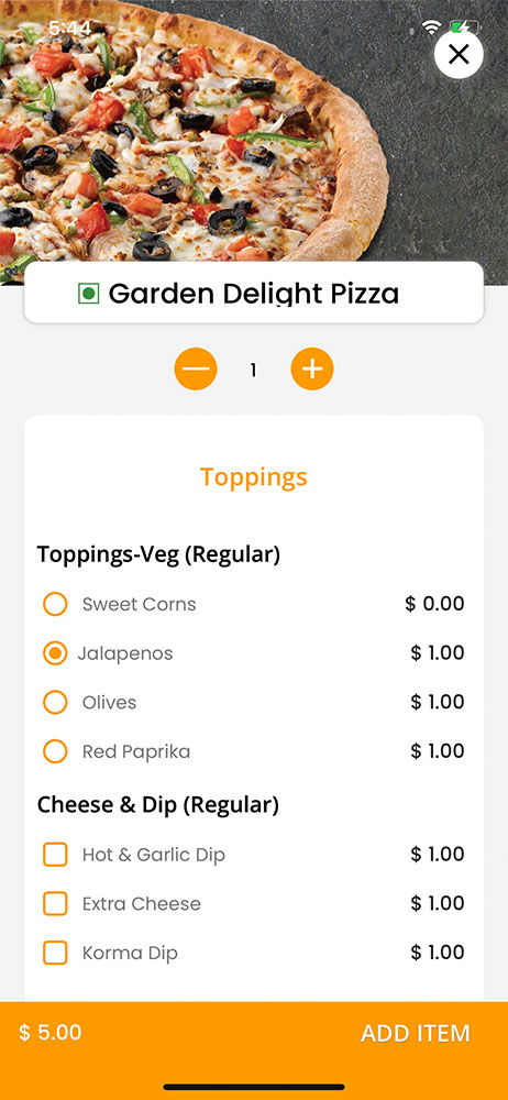 user profile setting