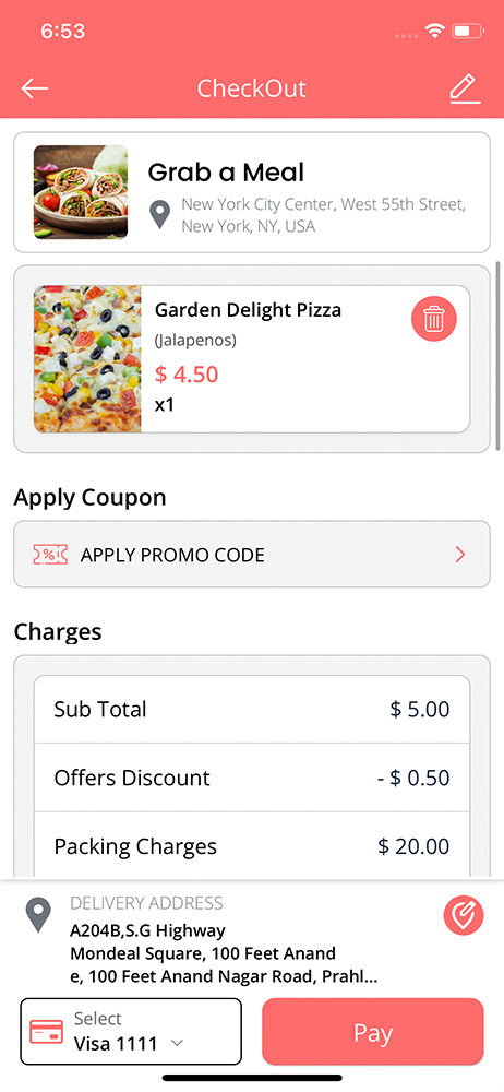 edit cart and checkout