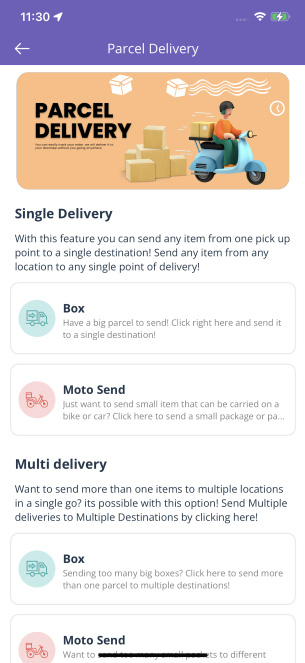 parcel delivery