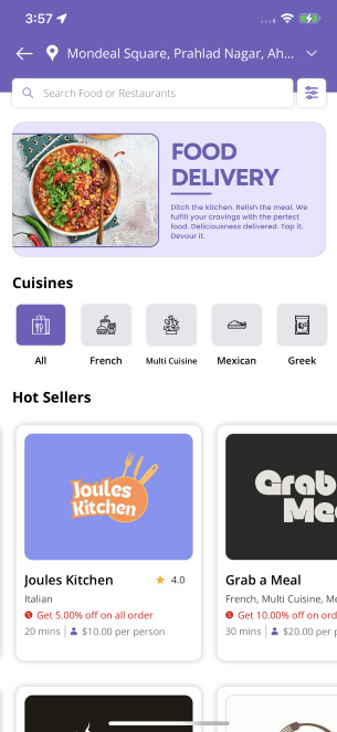 food delivery