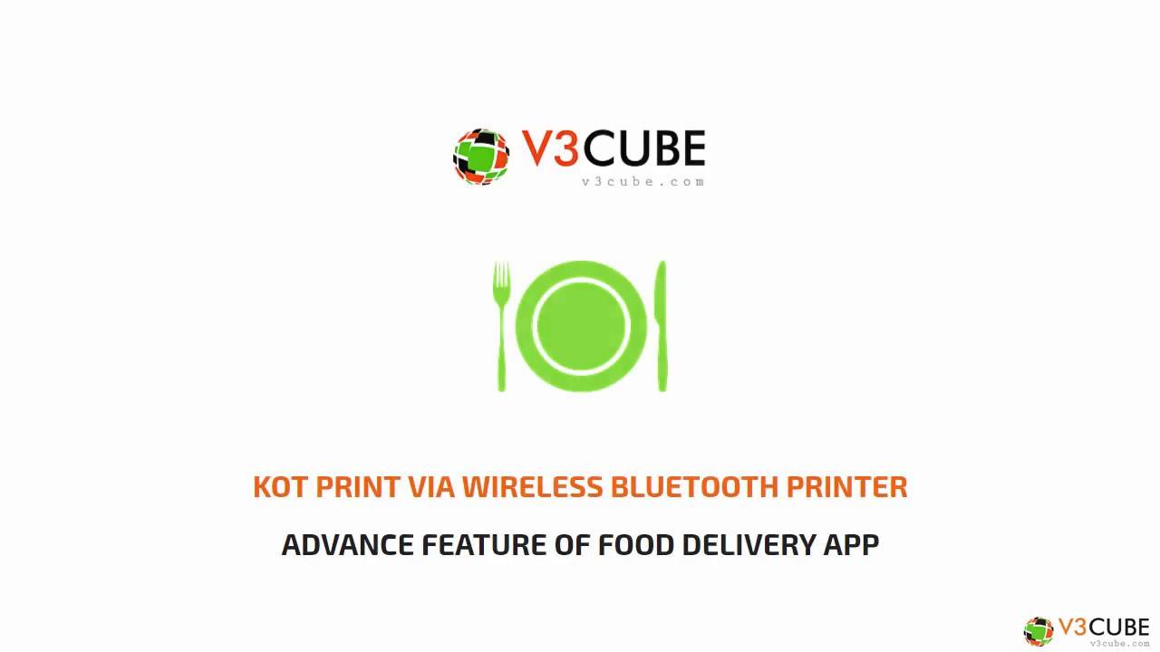 KOT Print via Bluetooth printer