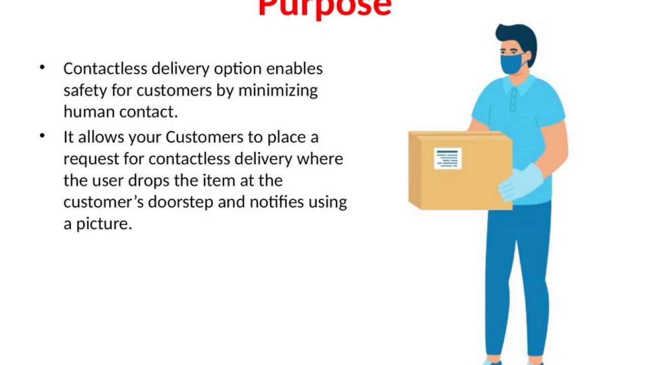 Contactless Delivery Feature