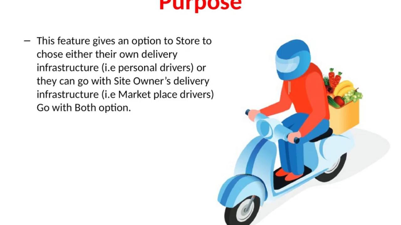 Delivery Driver Options - Store Own Drivers OR Marketplace Drivers