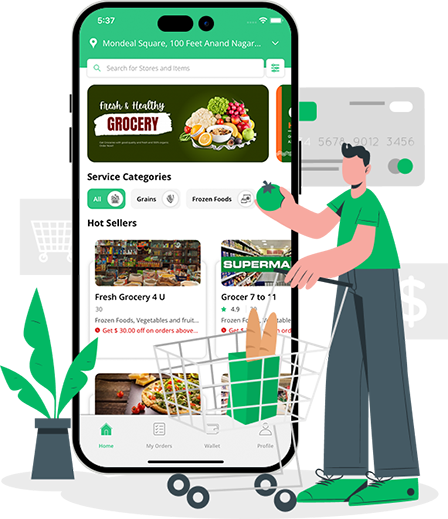 Grocery Delivery App Development