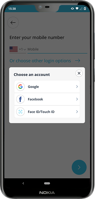 Select booking location