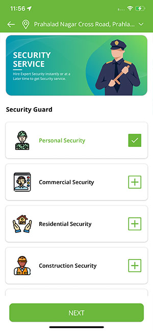 user app