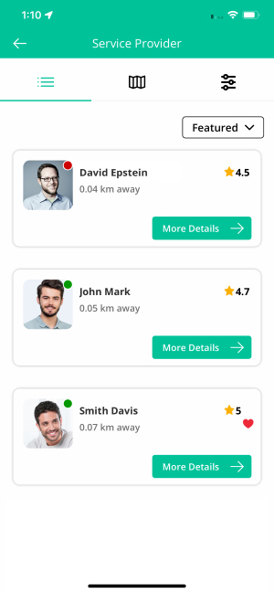 user profile setting