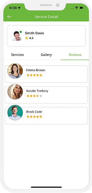 choose service categories