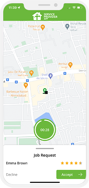 provider manage work location