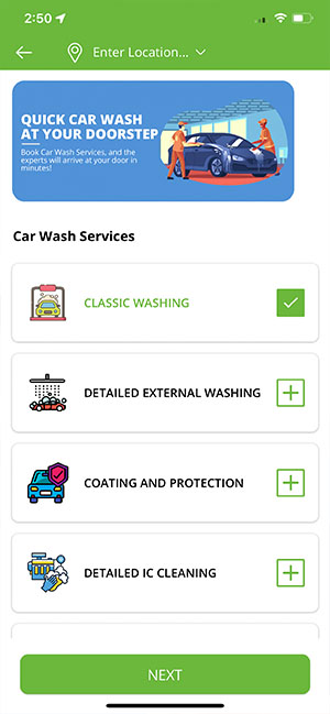 user profile setting