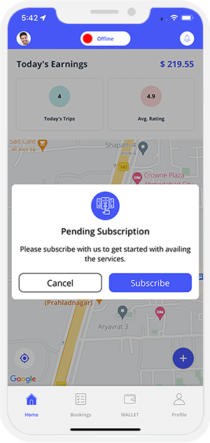 Pending Subscription