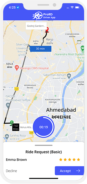 Provider accept or decline request Provider accept or decline request