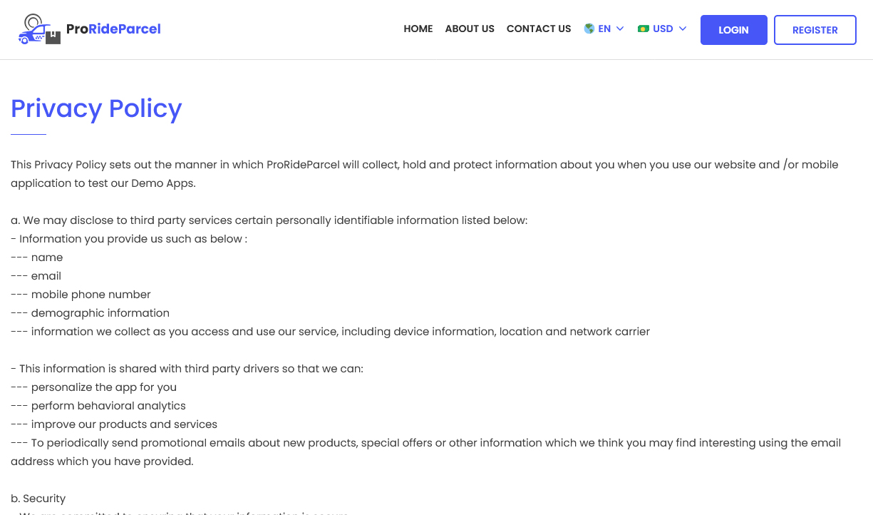 Privacy Policy