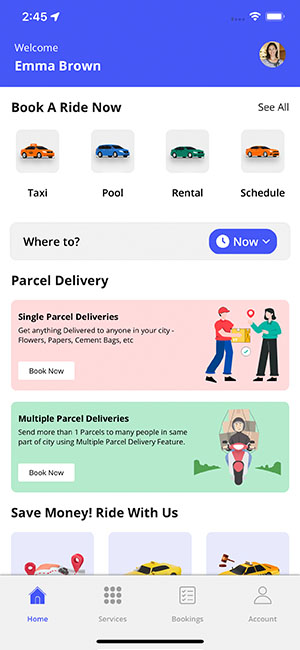 user app