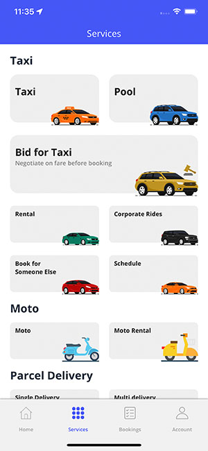 user profile setting