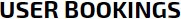 user booking details