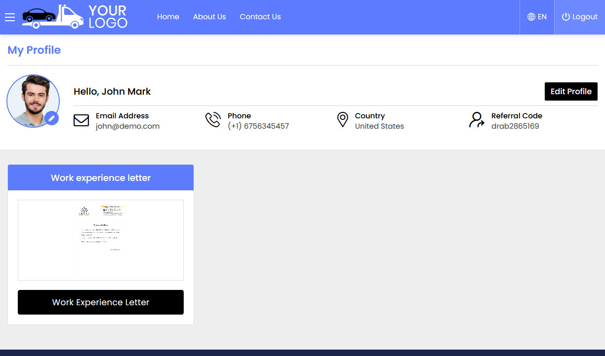 User profile