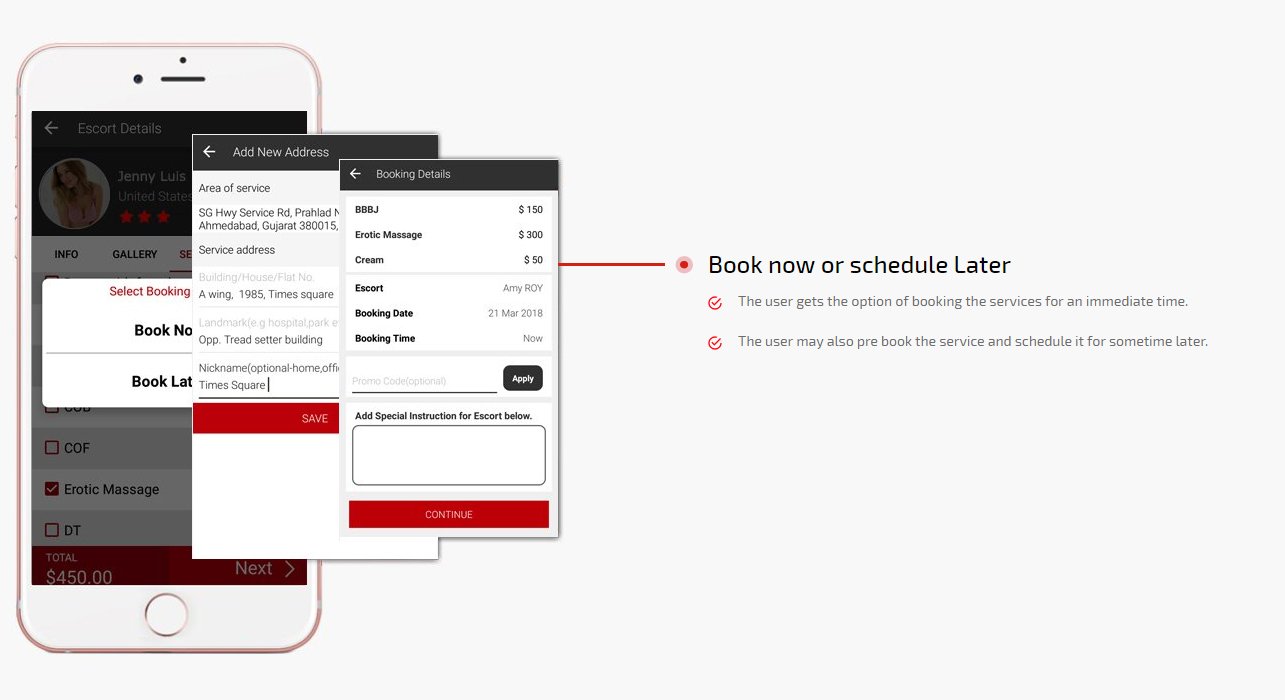 booking schedule