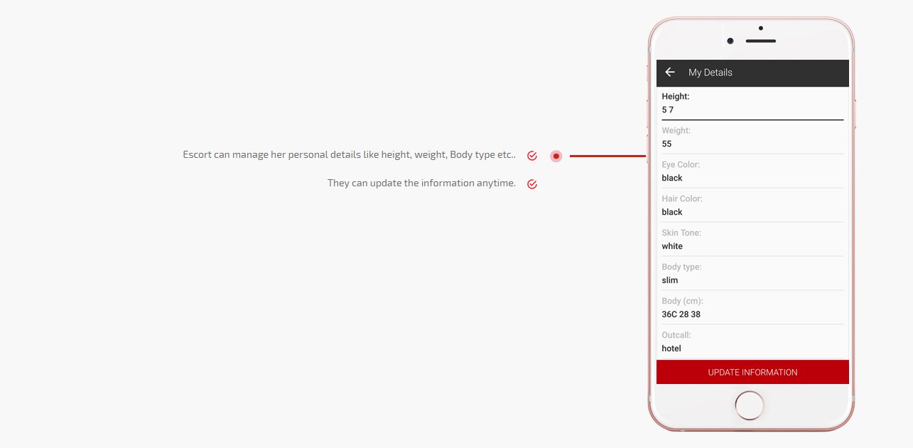 manage personal details
