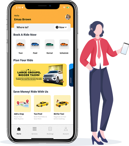 Uber Clone in French Language