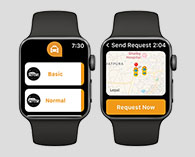 Taxi Booking iWatch App