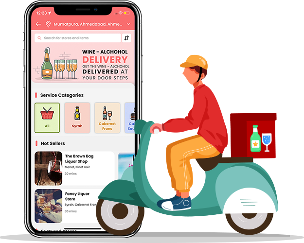 Uber for Alcohol Delivery Uber for wine Delivery